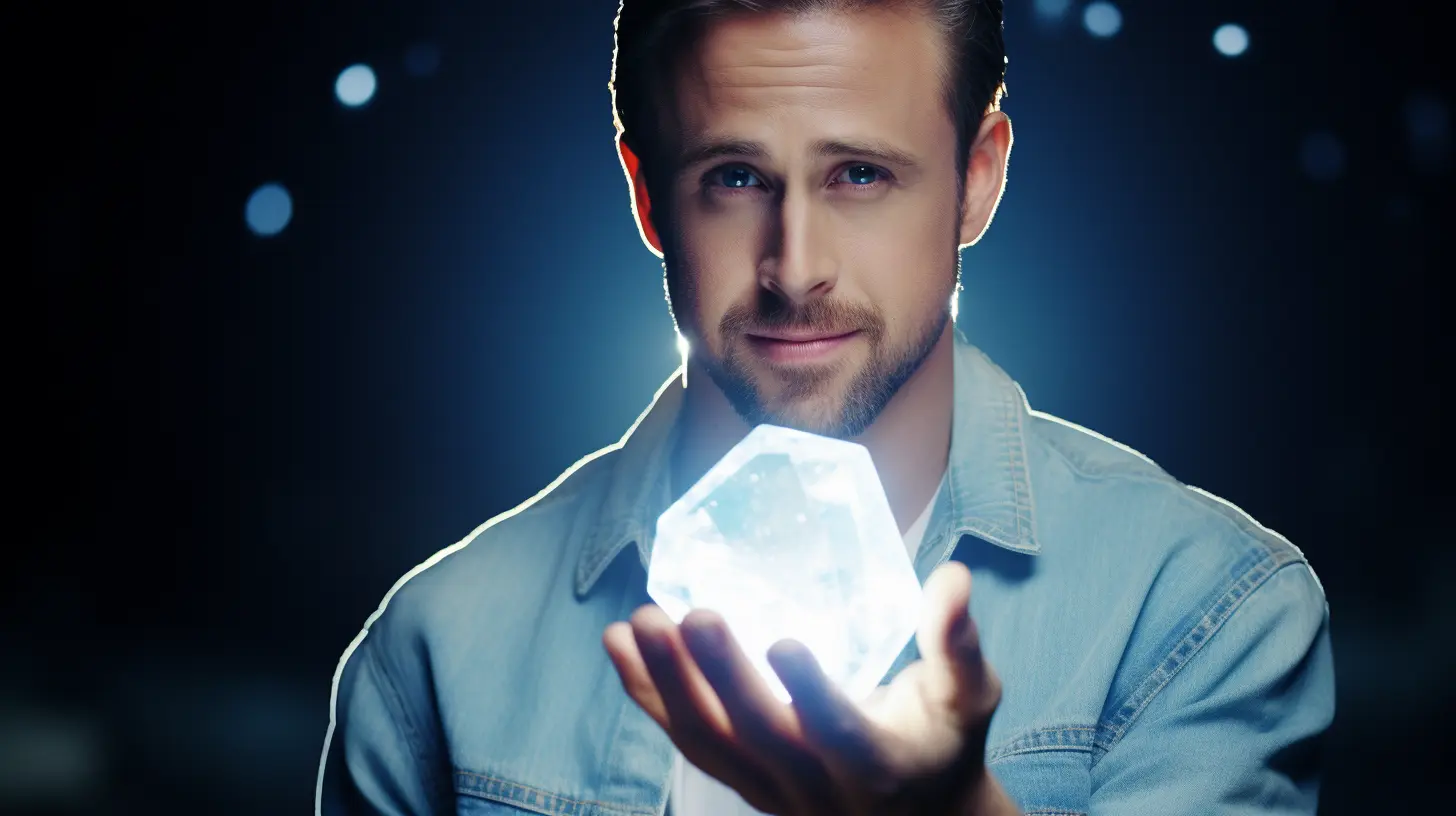 Handsome man handing you an opal